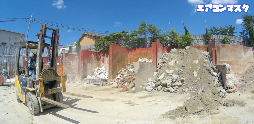 日本の産業廃棄物処理現場